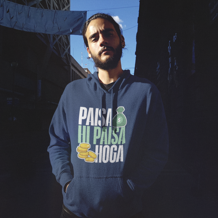 Paisa Hi Paisa Hoga - Unisex Oversized Hooded Sweatshirt - Image 3