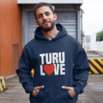 Turu Love - Unisex Oversized Hooded Sweatshirt - Image 2