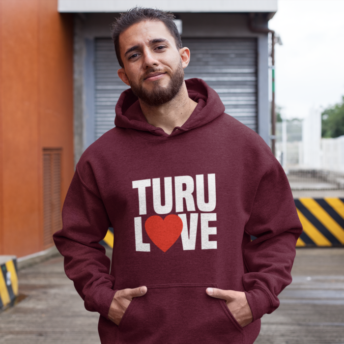 Turu Love - Unisex Oversized Hooded Sweatshirt - Image 3