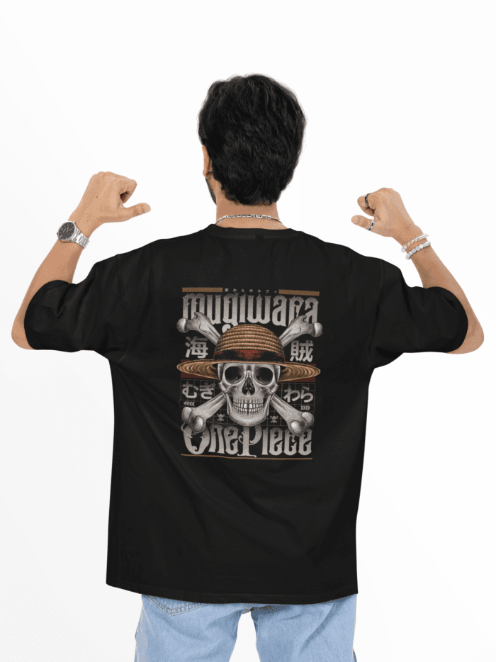 Mugiwara One Piece - Unisex Oversized Classic T-Shirt - Image 3
