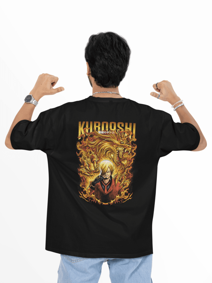 KUROASHI SANJI | One Piece - Unisex Oversized Classic T-Shirt - Image 3