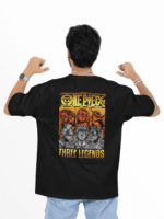 Three Legends | One Piece - Unisex Oversized Classic T-Shirt - Image 3