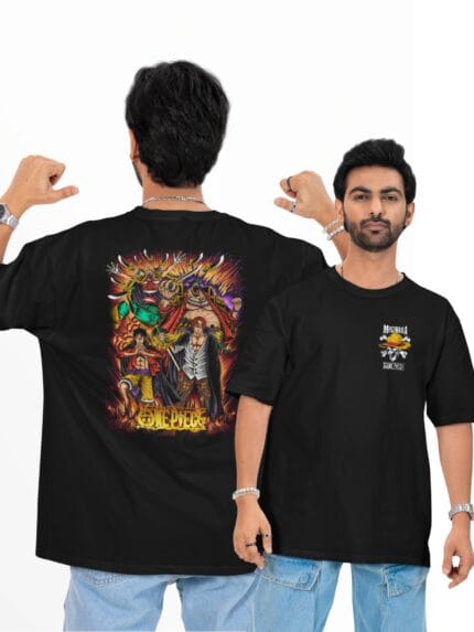 One Pieces : Monkey D. Luffy, Shanks & Buggy Premium - Unisex Oversized Classic T-Shirt