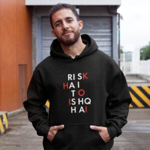 Risk Hai To Ishq Hai - Unisex Oversized Hooded Sweatshirt