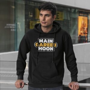 Main Gareeb Hoon - Unisex Oversized Hooded Sweatshirt