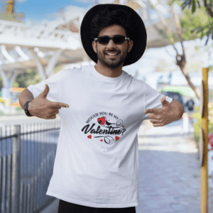 Would You Be My Valentine? | Male Classic Crew T-Shirt
