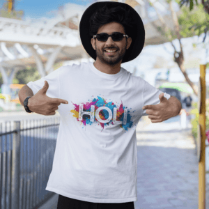 Rang Barse - Happy Holi T-Shirt | Standard Crew T-Shirt